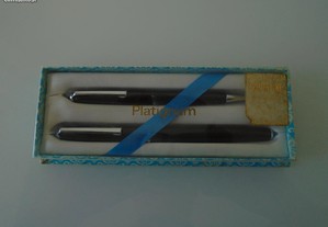 Caneta Tinteiro e Lápis Platignum Silverline