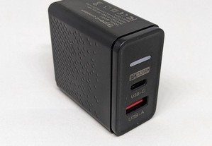 Carregador Rápido USB - C / A - 65 W - US