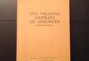 Léon Brockman - Des millions gaspillés en annonces