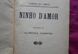 Ninho dAmor de Ponson du Terrail. 1913