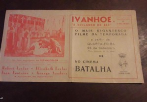 Programa Filme Ivanhoe Cinema Batalha
