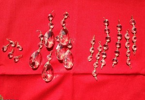 Pedras/pingentes em cristal para candeeiro lustre