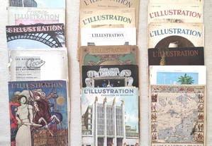 Revista L'Illustration, diversas edições entre 1908 e 1947