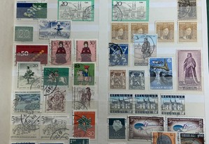 Coleção 346 selos - Vários países