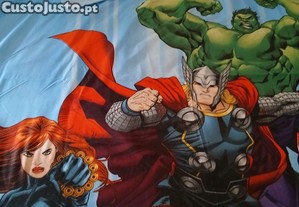 Capa de edredon solteiro Marvel