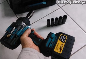 Gsamis 2800n.m chave de impacto eltrica sem escovas,2 BATERIAS DE 22,5 AMPERES,6 chaves,NOVO.