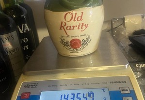Whisky Old Rarity garrafa de ceramica