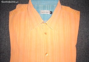 Camisa Clockhouse cor laranja tamanho M