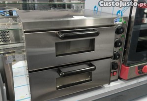 Forno de pizza eltrico 2 cmaras 40cm pizzas