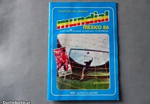 Caderneta de cromos de futebol Mundial México 86