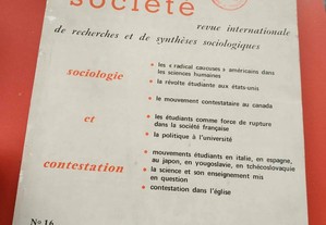 L'Homme et la Société Nº16 1970 Sociologie et cont