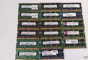 Memorias usadas DDR3 2GB 1066/1333
