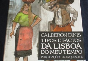 Livro Tipos e Factos da Lisboa do Meu Tempo 1ª ed