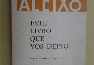 "Este Livro que Vos Deixo" de António Aleixo