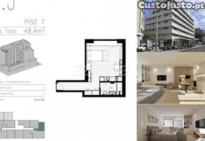 Apartamento T0 Em Matosinhos Sul