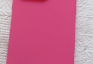 capa silicone para iPhone 14 pro Max - capa silicone, cor-de-rosa - Nova e original