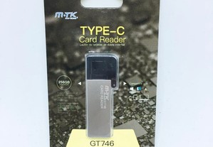 Leitor de cartões (Micro SD) Type-C (USB-C) / USB