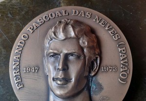 Pavão rara medalha comemorativa 1973 FC Porto