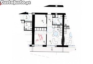 Apartamento T1+1 C/ Varanda, Freamunde, Paços...