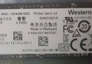 Disco SSD M.2 1Tb Western Digital (NOVO)