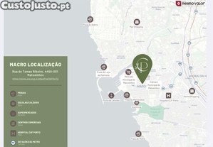 Apartamento T1 em Matosinhos e Leça da Palmeira de 60,00 m²