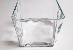 Jarra Cubo Vaso Vidro Cubico Quadrado Transparente
