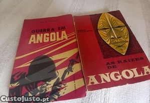 Dois livros antigos sobre Angola por 25 euros o conjunto.