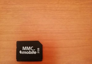 Cartão de memória MMC de 2 GB