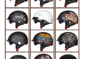 capacetes novos modelos à antiga marca aleman