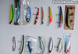Amostras de pesca de todos os tipos