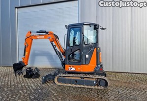 Mini escavadora - Hitachi ZX33, 2019