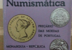 Livro de Numismática-Preçário de moedas de Portugal e ex-colonias portuguesas.1989