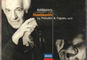 CD duplo Shostakovich - 24 Preludes & Fugues / Ashkenazy