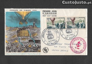 Envelope do 1º Dia. França 1955