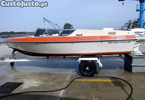 Barco Riamar 570 Evinrude 115 Ficht Injeção
