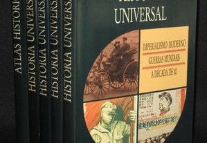 Livro História Universal e Atlas Histórico Da Pré História Aos Nossos Dias