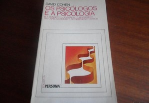 "Os Psicólogos e a Psicologia" de David Cohen - 1ª Edição de 1981