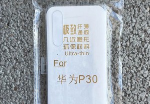 Capa de silicone transparente Huawei P30 - Novo