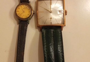 2 relógios de pulso antigos