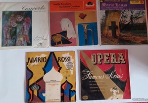 Discos de Vinil em 45 rotações - Árias de ópera