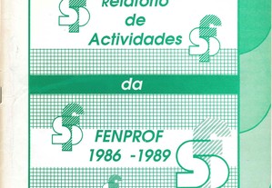 Cadernos da FENPROF - Nº 22 - Relatório de Actividades da Fenprof - 1986/1989