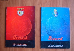 Medalhas do Porto e Benfica.