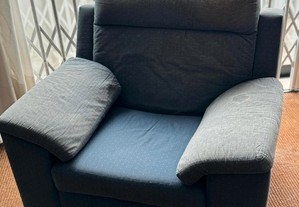 sofás usados confortáveis 1 individual + 3 lugares