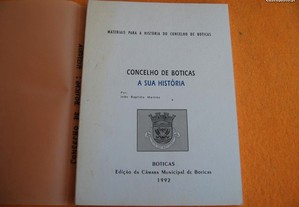O Concelho de Boticas, a sua História - 1992