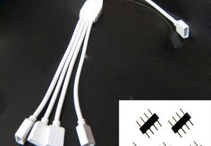 Splitter 1 - 4 Fita LED RGB 4 pinos