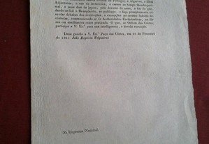 Documento Edital Indulto Jejum 1821