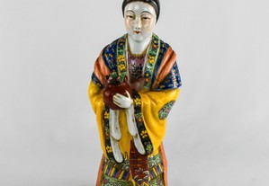 Figura Feminina em Porcelana da China