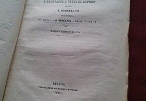 A. Caetano Pereira-A Confirmação do Exame Histórico-1851