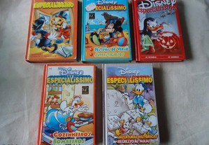 Vários livros Disney Especialíssimo anos 80/90