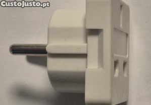 Adaptador de tomada de viagem Reino Unido para Europa